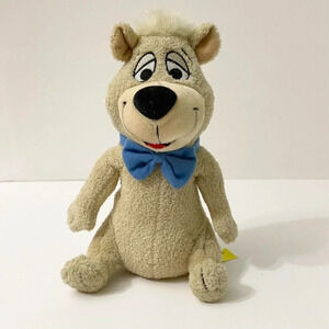 Yogi Bear Boo Boo Bear Plush 7.5 Inch Stuffed Animal Toy Bow Tie Hanna Barbera